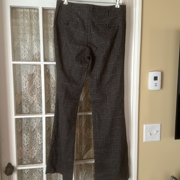 Benetton black plaid wool pants. Size 6 (42) - Picture 2 of 5